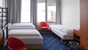Hótel Dalvík tesisinde bir odada yatak veya yataklar