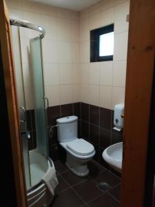 Koupelna v ubytování Etno Guest House Gorski car