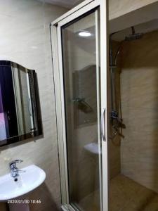 Et badeværelse på Room in Lodge - The Beckett Suites