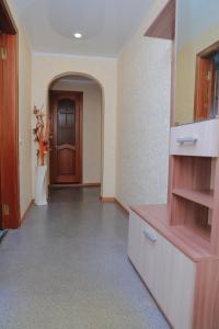 Dapur atau dapur kecil di Apartment on prospekt Fatykha Amirkhana
