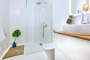 Kúpeľňa v ubytovaní Apartamentos Cotillo Surf