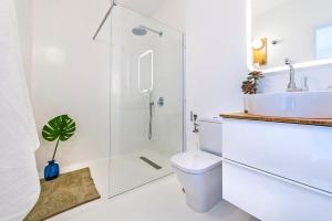 Kúpeľňa v ubytovaní Apartamentos Cotillo Surf
