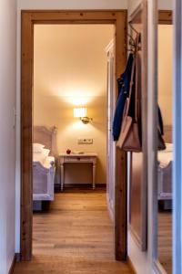 Letto o letti in una camera di Ansitz Fonteklaus