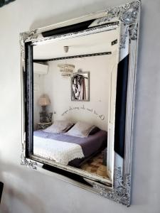 Postel nebo postele na pokoji v ubytování Mas La Pomarede