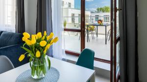 Balkón alebo terasa v ubytovaní Finale Apartments