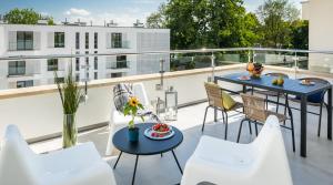 Balkón alebo terasa v ubytovaní Finale Apartments