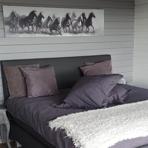 Postel nebo postele na pokoji v ubytování Chalet de la Sablière