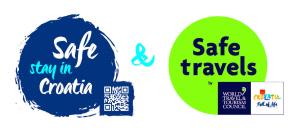Ein Zertifikat, Auszeichnung, Logo oder anderes Dokument, das in der Unterkunft Holiday Home Casa Bianca ausgestellt ist