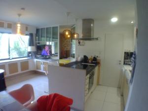 a kitchen with a sink and a counter top at Liège centre 6 rue montagne sainte Walburge, 4000 Liège, à 3 minutes de la gare st Lambert in Liège