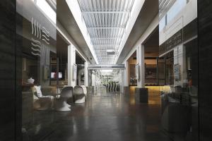 TV a/nebo společenská místnost v ubytování HOT_elarnia Hotel & Spa