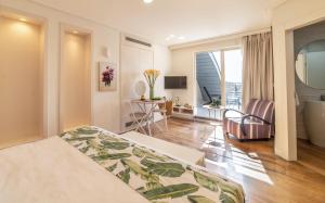 Letto o letti in una camera di Paamonim Hotel Jerusalem
