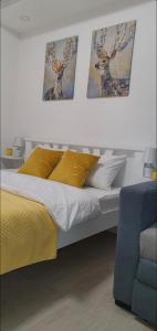 Postel nebo postele na pokoji v ubytování Apartman Iva