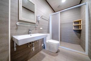 Koupelna v ubytování Hui Yun B&B