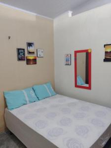 Ένα ή περισσότερα κρεβάτια σε δωμάτιο στο RECANTO DO BETERRABA