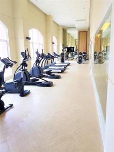 Fitness centrum a/nebo fitness zařízení v ubytování Grand Caribbean resort Pattaya 1 bedroom 4th floor
