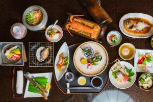日式旅馆内部或周边提供的食物