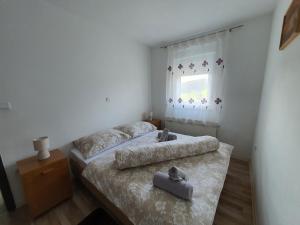 Postel nebo postele na pokoji v ubytování Apartment Vesna Toplice Sveti Martin + 10 fotografií