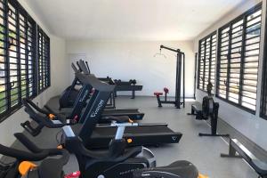 Fitnes oz. oprema za telovadbo v nastanitvi Alicia's Sky flat on the heights with nice view on the sea and Papeete