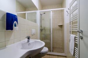 Koupelna v ubytování Hostel Alieti