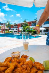 Comida no hotel ou em algum lugar perto