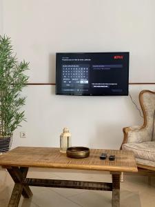 Televízia a/alebo spoločenská miestnosť v ubytovaní La Tunera Fuerteventura