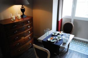 Posezení v ubytování B&B Villa des Roses