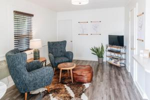 Istumisnurk majutusasutuses Sonoma's Best Guest Cottages
