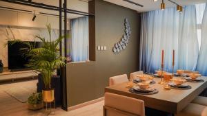Posezení v ubytování High City Villa VIP
