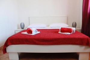 Ein Bett oder Betten in einem Zimmer der Unterkunft Apartment Blue Sea