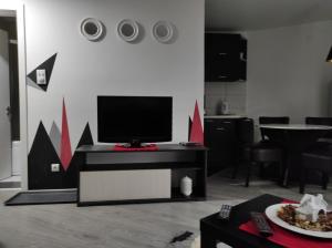 TV a/nebo společenská místnost v ubytování Studio 4 Divcibare