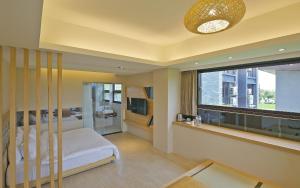 Krevet ili kreveti u jedinici u okviru objekta Sunny Stream B & B