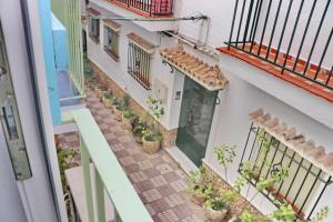 Balkón nebo terasa v ubytování Habitación Cañaveral Playa Conil III