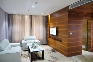 TV a/nebo společenská místnost v ubytování Hotel Hills