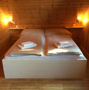 Postel nebo postele na pokoji v ubytování Chata Thurmberg