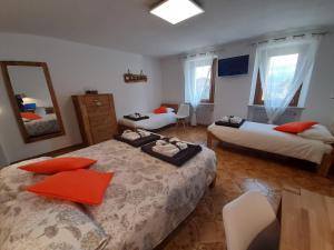 Postel nebo postele na pokoji v ubytování B&B La casa di Loretta