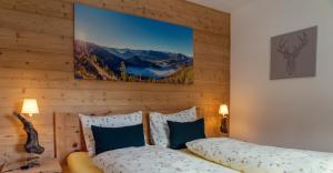Posteľ alebo postele v izbe v ubytovaní Ferienwohnung Leuner