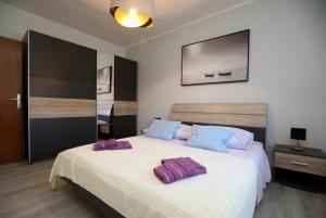 Postel nebo postele na pokoji v ubytování Apartment Sea relief