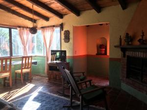 Posezení v ubytování Rancho Cumbre Monarca