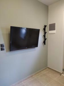 TV a/nebo společenská místnost v ubytování Stefani apartments