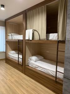 a room with two bunk beds in it at Loft Host Yerevan in Yerevan