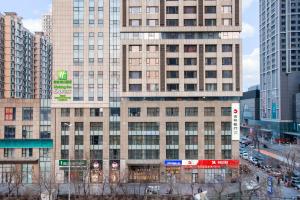 沈阳景观或在酒店看到的城市景观