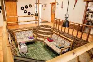 Zona de estar de Rey Lagarto Hostel