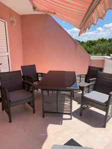 Posezení v ubytování Apartment Mirni Kutak