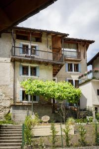 a building with a tree in front of it at LA PITA AGORDINA in Cancellade