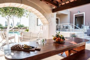 Χώρος καθιστικού στο Villa Pervoli