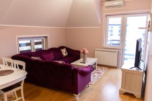 Istumisnurk majutusasutuses Apartmani Sigma