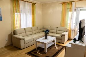 Istumisnurk majutusasutuses Apartmani Sigma