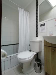 Hostal Caleta Abarca的一间浴室