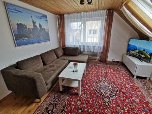 Χώρος καθιστικού στο Central Apartment Rödermark 3SZ