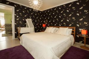 Posteľ alebo postele v izbe v ubytovaní Beach apartment Butterfly with sea view